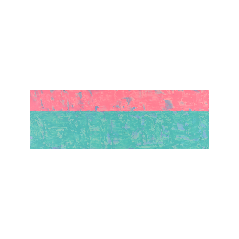 Pink over Turquoise over Blue