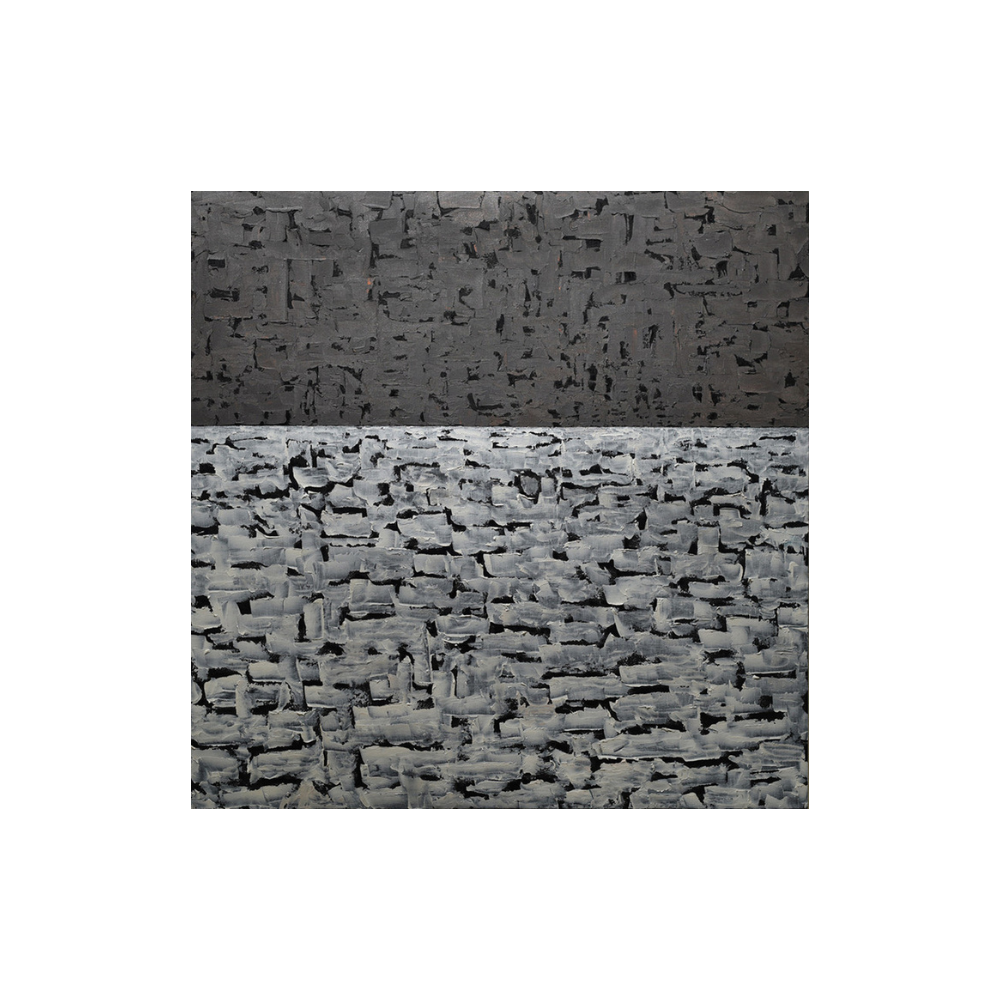 Moonlight for Georgia O'Keeffe, 2015, oil on cradled wood panel 36" x 36"